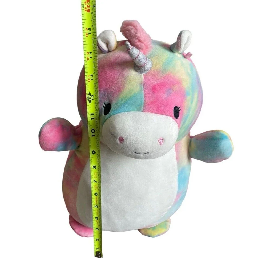 SQUISHMALLOW Unicorn Bevalee Hug Mees 16” Plush Animal 2021 KELLYTOY